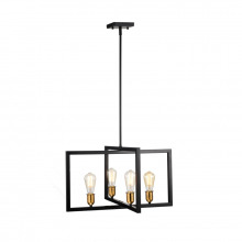  LIT2434BK-GD - Alcona Pendant - Lit Up Lighting