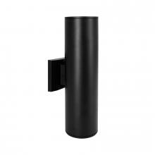  LIT37398BK - Viking Ext. 20"H Wall Lt Blk Rnd - Lit Up Lighting