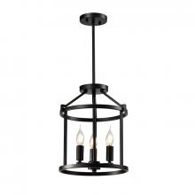  LIT6231BK - 11" 5X60W E12 Pendant in Black Finish