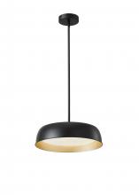 Lit Up Lighting LIT7632BK0GD-5CCT - Camorose Pendant LED