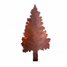  A10713-02 - Pine Shadows Sconce - Rust Patina Finish