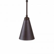  A24001ST-27 - Canyon Pendant Extra Small - Rustic Plain - Rustic Brown Finish - Adjustable Stem