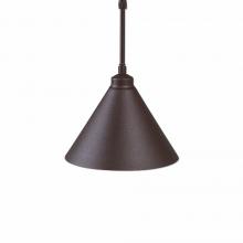  A24101ST-27 - Canyon Pendant Small - Rustic Plain - Rustic Brown Finish - Adjustable Stem