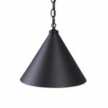  A24201CH-97 - Canyon Pendant Medium - Rustic Plain - Black Iron Finish - Chain