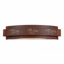  A36759-02 - Northridge Bath Vanity Light 24w - Horse Cutout - Rust Patina Finish