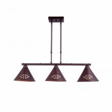  A45284-27 - Canyon Island Billiard Light Small - Pueblo - Rustic Brown Finish