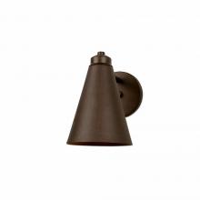  A52401-27 - Canyon Sconce Small - Rustic Plain - Rustic Brown Finish