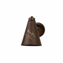  A52441-27 - Canyon Sconce Small - Mountain - Rustic Brown Finish