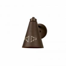  A52484-27 - Canyon Sconce Small - Pueblo - Rustic Brown Finish