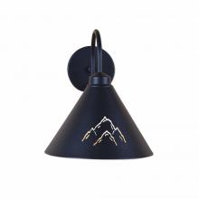  A52541-97 - Canyon Sconce Large - Mountain - Black Iron Finish