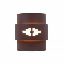  A56184-27 - Northridge Sconce Small - Pueblo - Rustic Brown Finish