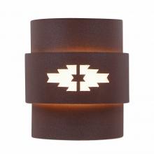  A56284-27 - Northridge Sconce Large - Pueblo - Rustic Brown Finish