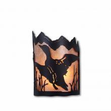  M13264AL-97 - Cascade Sconce Small - Loon - Almond Mica Shade - Black Iron Finish