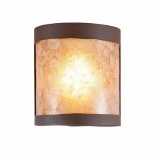  M49101AL-27 - Kincaid Ceiling Light - Rustic Plain - Almond Mica Shade - Rustic Brown Finish