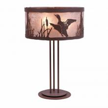  M69264AL-27 - Kincaid Table Lamp - Loon - Almond Mica Shade - Rustic Brown Finish