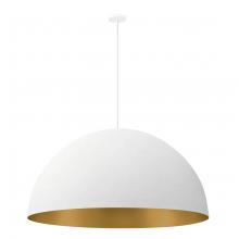 Justice Design Group NSH-9847-MTGD - Elias 47" 8-Light Dome Pendant