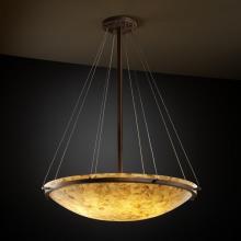 Justice Design Group ALR-9694-35-DBRZ-LED-6000 - 36" Round Pendant Bowl w/ Ring