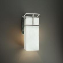 Justice Design Group CLD-8643W-NCKL - Structure 1-Light Small Wall Sconce - Outdoor