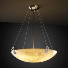 Justice Design Group CLD-9627-25-NCKL-LED-6000 - 48" Pendant Bowl w/ U-Clips