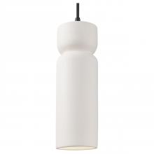 Justice Design Group CER-6510-BIS-MBLK-BKCD-LED1-700 - Tall Hourglass LED Pendant