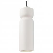 Justice Design Group CER-6510-BIS-NCKL-BKCD-LED1-700 - Tall Hourglass LED Pendant