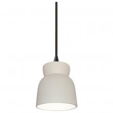 Justice Design Group CER-6515-BIS-MBLK-BKCD-LED1-700 - Large Hourglass LED Pendant