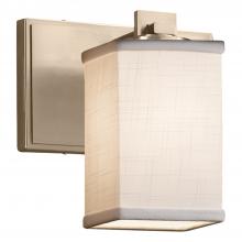 Justice Design Group FAB-8441-15-WHTE-BRSS-LED1-700 - Era 1-Light LED Wall Sconce