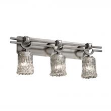 Justice Design Group GLA-8503-16-CLRT-NCKL-LED3-2100 - Argyle 3-Light LED Bath Bar