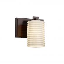 Justice Design Group POR-8441-10-SAWT-DBRZ-LED1-700 - Era 1-Light LED Wall Sconce