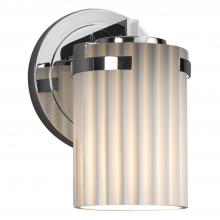 Justice Design Group POR-8451-10-PLET-CROM - Atlas 1-Light Wall Sconce