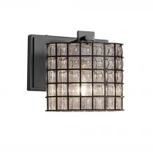 Justice Design Group WGL-8447-30-GRCB-MBLK-LED1-700 - Era ADA 1-Light LED Wall Sconce