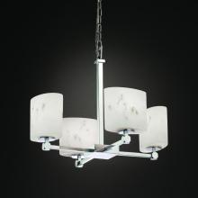 Justice Design Group FAL-8420-30-CROM - Tetra 4-Light Chandelier