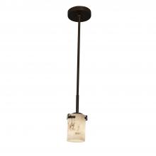 Justice Design Group FAL-8455-10-DBRZ - Atlas 1-Light Mini-Pendant