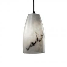 Justice Design Group FAL-8816-28-MBLK-LED1-700 - Small 1-Light LED Pendant