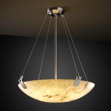 Justice Design Group FAL-9622-25-NCKL-LED-5000 - 24" Pendant Bowl w/ U-Clips