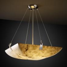 Justice Design Group FAL-9641-25-NCKL-LED-3000 - 18" Pendant Bowl w/ Tapered Clips