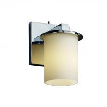 Justice Design Group FSN-8771-10-OPAL-CROM - Dakota 1-Light Wall Sconce