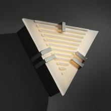 Justice Design Group PNA-5552-PLET-CROM-LED-1000 - Clips Triangle Wall Sconce (ADA)