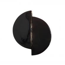 Justice Design Group CER-5675-BLK - ADA Offset Circle LED Wall Sconce