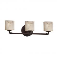 Justice Design Group FAL-8463-30-DBRZ - Bronx 3-Light Bath Bar