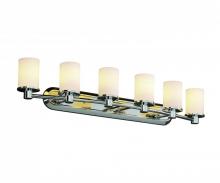 Justice Design Group FSN-8516-10-MROR-CROM - Rondo 6-Light Bath Bar