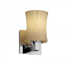 Justice Design Group FSN-8921-10-WEVE-DBRZ - Modular 1-Light Wall Sconce