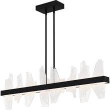  PCAUR142MBK - Aurelia Matte Black Linear Chandelier