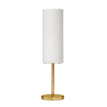 Dainolite 83205-AGB-WH - 1 Light Incandescent Table Lamp, Aged Brass with White Glass