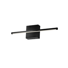 Dainolite ARY-2419LEDW-MB - 19W LED Wall Sconce, Matte Black with White Acrylic Diffuser