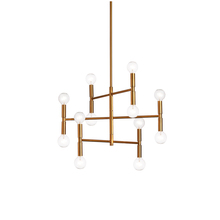 Dainolite AVA-2012C-VB - 12 Light Chandelier, Vintage Bronze Finish