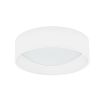  CFLD-1114-198F - 11" Flush Mount, Ivory Shade