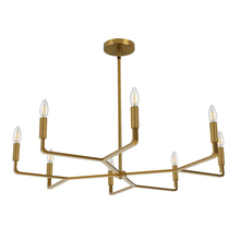  CLT-328-AGB - 8LT Incandescent Chandelier, AGB