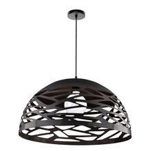  COR-201P-BK - 1 Light Pendant, Matte Black Finish