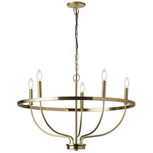  CSR-295C-AGB - 5LT Incandescent Chandelier, AGB